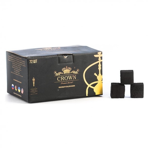 Уголь Crown (25 мм, 72 кубика) купить в Иркутске