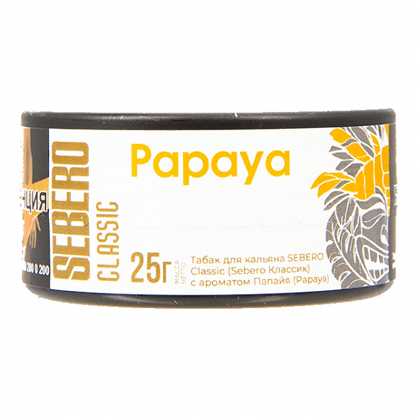 Табак Sebero - Papaya (Папайя, 25 грамм) купить в Иркутске
