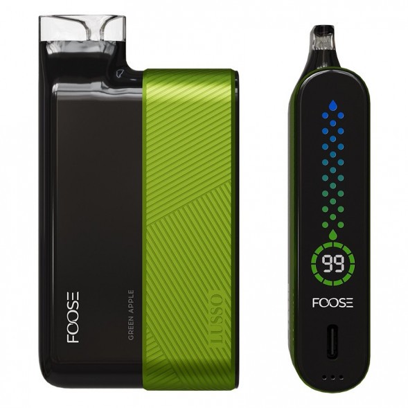 FOOSE LUSSO - Зелёное Яблоко (Green Apple, 10000 затяжек) купить в Иркутске