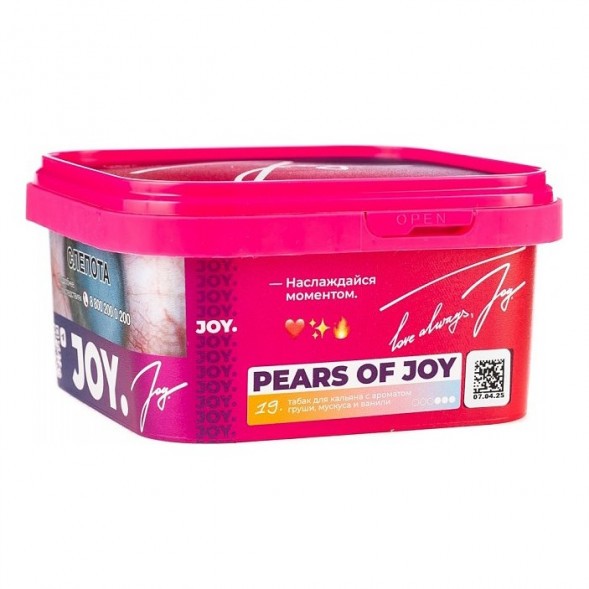 Табак Joy - Pears Of Joy (Груша, Мускус и Ваниль, 200 грамм) купить в Иркутске