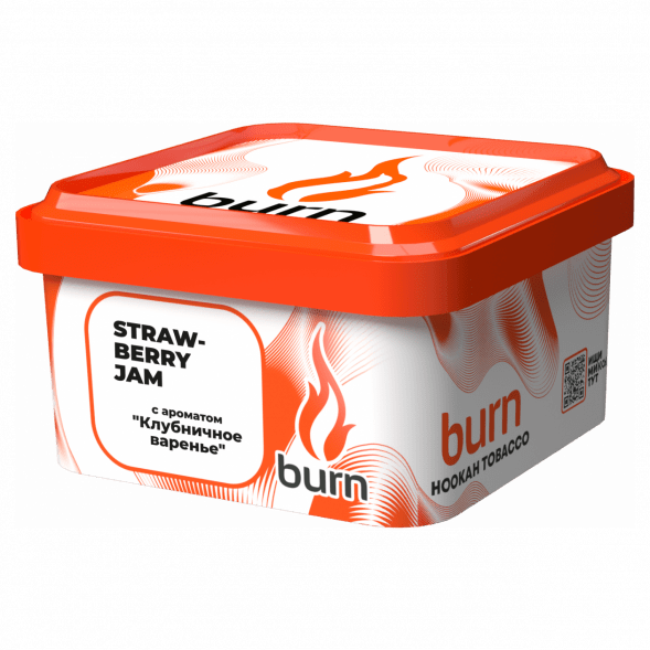 Табак Burn - Strawberry Jam (Клубничное Варенье, 200 грамм) купить в Иркутске
