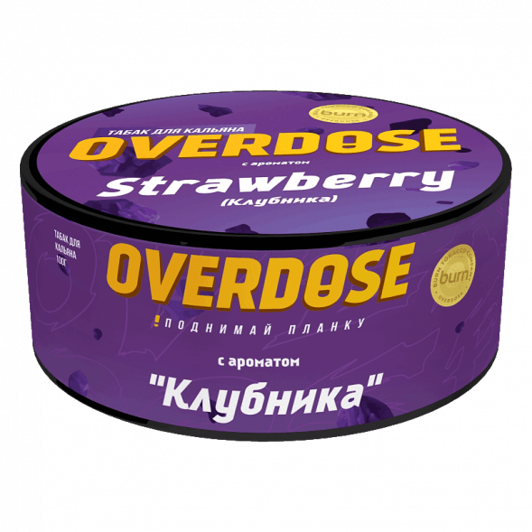 Табак Overdose - Strawberry (Клубника, 100 грамм) купить в Иркутске