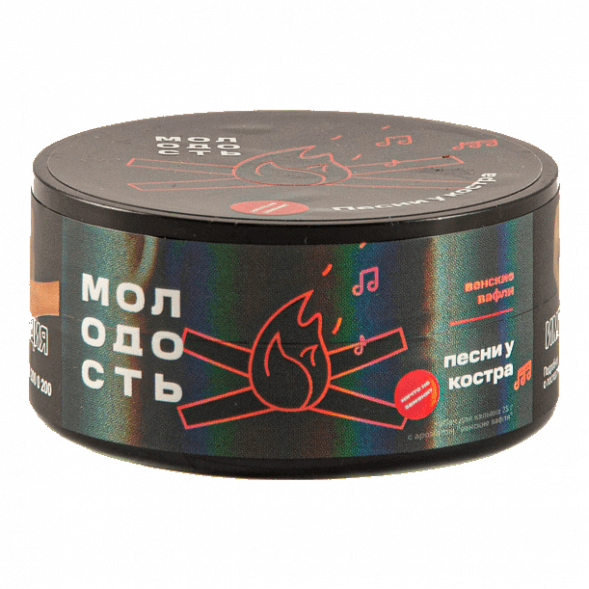 Табак Молодость - Песни у Костра (Венские Вафли, 25 грамм) купить в Иркутске
