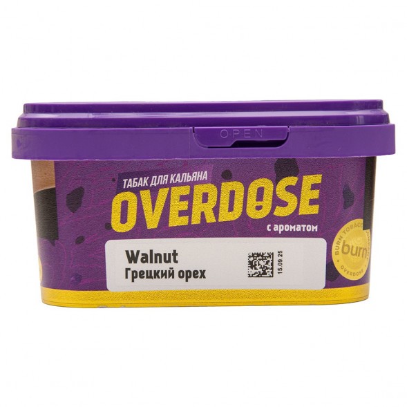 Табак Overdose - Walnut (Грецкий Орех, 200 грамм) купить в Иркутске