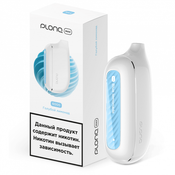 PLONQ MAX - Голубой Лимонад (6000 затяжек) купить в Иркутске