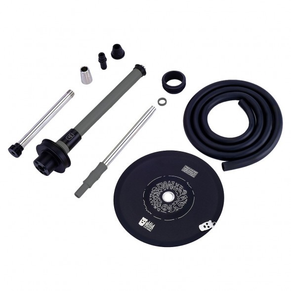 Кальян MISHA Rebel - Revolt Nardo Grey (Серый, Без Колбы) купить в Иркутске