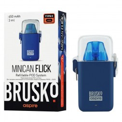 Электронная сигарета Brusko - Minican Flick (Синий)