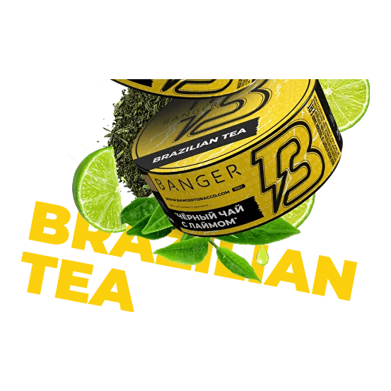 Табак Banger - Brazilian Tea (Чёрный Чай с Лаймом, 25 грамм) купить в Иркутске