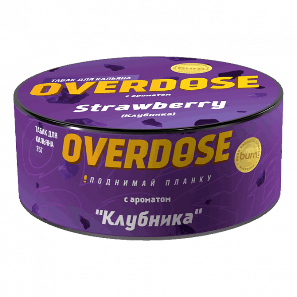 Табак Overdose - Strawberry (Клубника, 25 грамм) купить в Иркутске