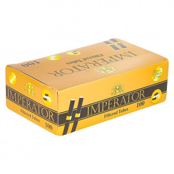 Гильзы сигаретные Imperator - Black Carbon Gold (84х20 мм, 100 шт.) купить в Иркутске