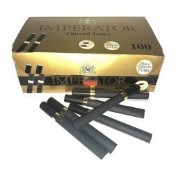 Гильзы сигаретные Imperator - Black Carbon Gold (84х20 мм, 100 шт.)