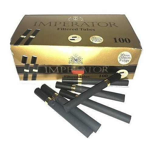 Гильзы сигаретные Imperator - Black Carbon Gold (84х20 мм, 100 шт.) купить в Иркутске