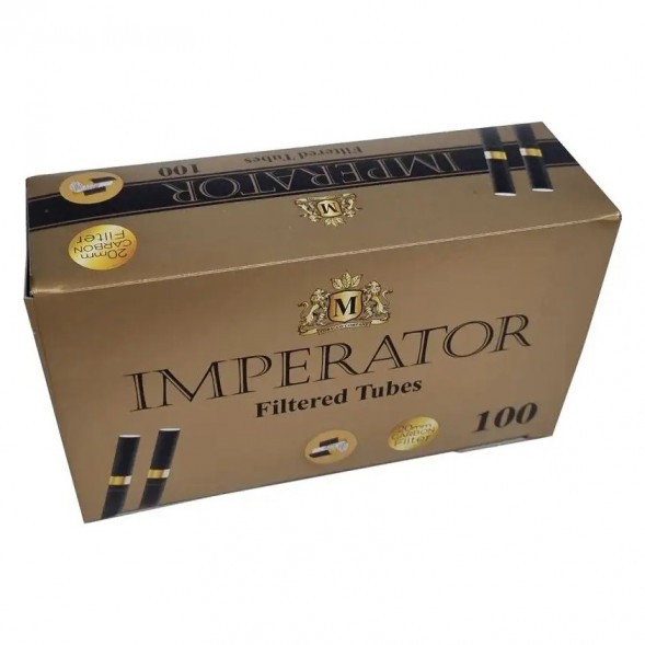 Гильзы сигаретные Imperator - Black Carbon Gold (84х20 мм, 100 шт.) купить в Иркутске