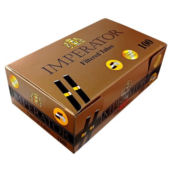 Гильзы сигаретные Imperator - Black Carbon Gold (84х20 мм, 100 шт.) купить в Иркутске