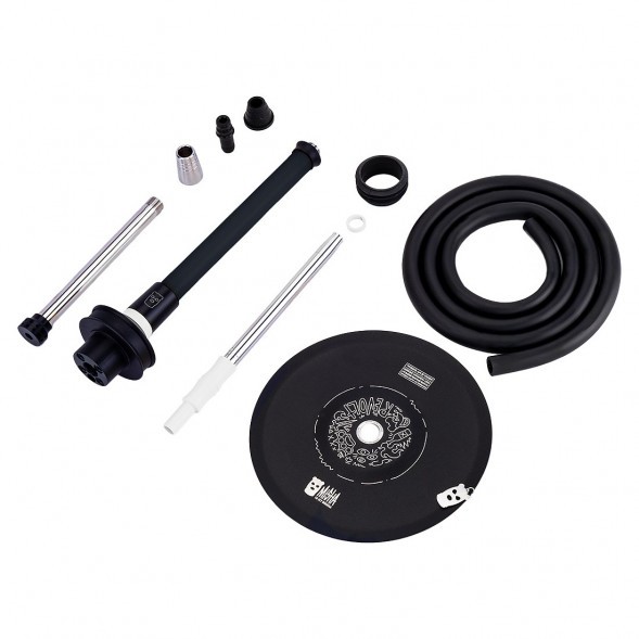 Кальян MISHA Rebel - Revolt Moon Black (Чёрный Белый, Без Колбы) купить в Иркутске