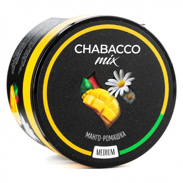 Смесь Chabacco MIX MEDIUM - Mango Camomile (Манго - Ромашка, 40 грамм) купить в Иркутске