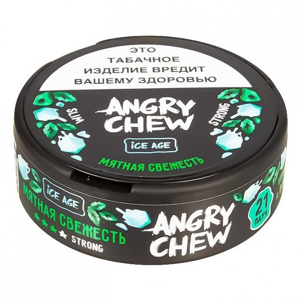 Табак жевательный Angry Chew Slim Strong - Мятная Свежесть (12 грамм) купить в Иркутске