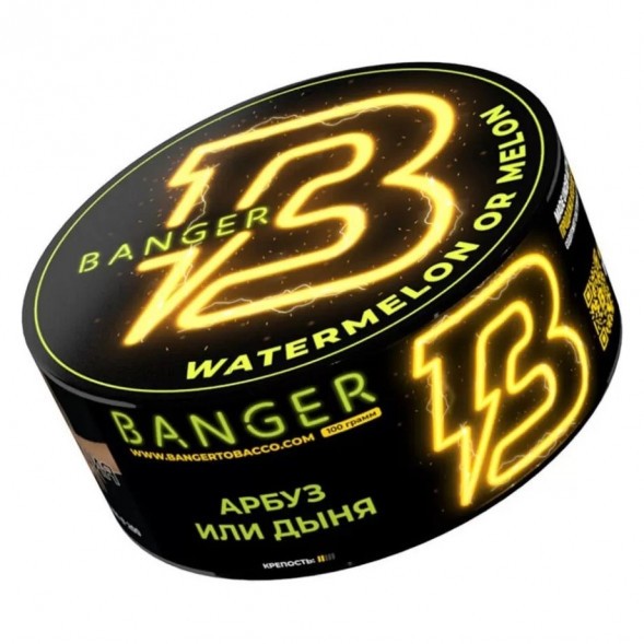 Табак Banger - Watermelon or Melon (Арбуз или Дыня, 100 грамм) купить в Иркутске