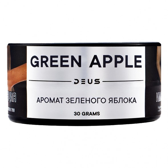 Табак Deus - Green Apple (Зелёное Яблоко, 30 грамм) купить в Иркутске