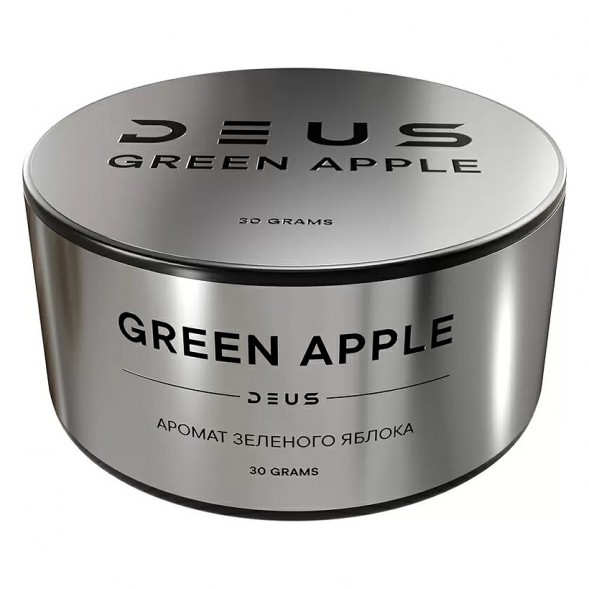 Табак Deus - Green Apple (Зелёное Яблоко, 30 грамм) купить в Иркутске