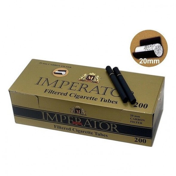 Гильзы сигаретные Imperator - Black Carbon (84х20 мм, 200 шт.) купить в Иркутске