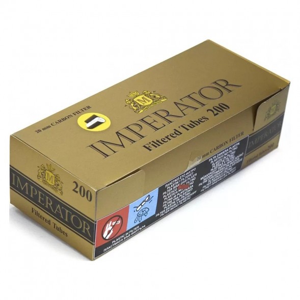 Гильзы сигаретные Imperator - Black Carbon (84х20 мм, 200 шт.) купить в Иркутске