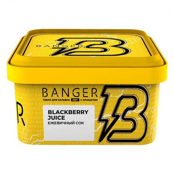 Табак Banger - Blackberry Juice (Ежевичный Сок, 200 грамм) купить в Иркутске