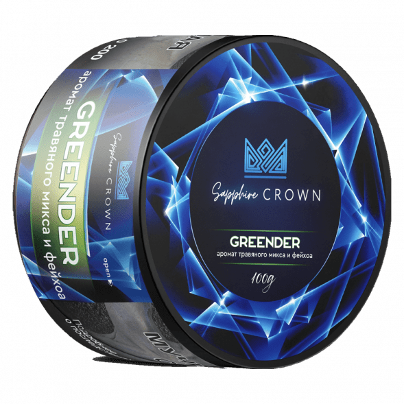 Табак Sapphire Crown - Greender (Травяной Микс и Фейхоа, 25 грамм) купить в Иркутске