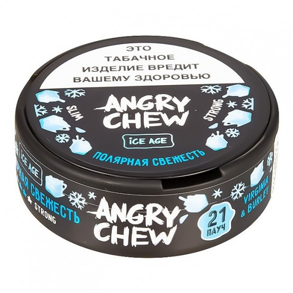 Табак жевательный Angry Chew Slim Strong - Полярная Свежесть (12 грамм) купить в Иркутске