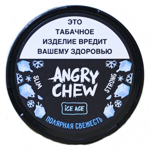 Табак жевательный Angry Chew Slim Strong - Полярная Свежесть (12 грамм) купить в Иркутске
