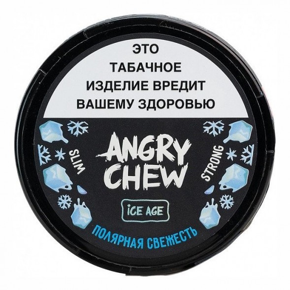 Табак жевательный Angry Chew Slim Strong - Полярная Свежесть (12 грамм) купить в Иркутске