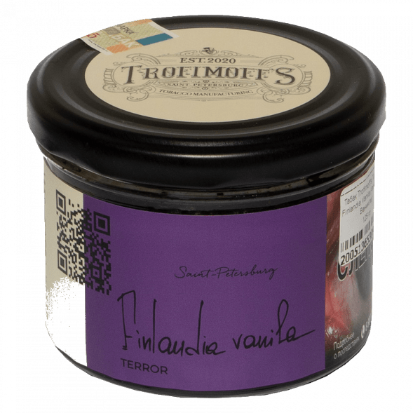 Табак Trofimoff&#039;s Terror - Finlandia Vanila (Финская Ваниль, 125 грамм) купить в Иркутске