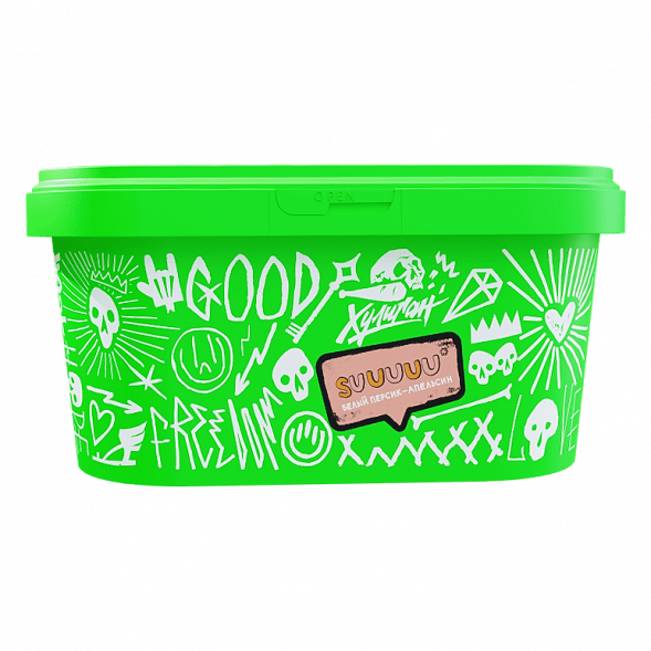 Табак Хулиган - Suuuuu (Белый Персик и Апельсин, 200 грамм) купить в Иркутске