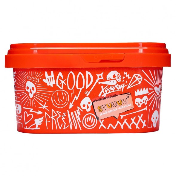 Табак Хулиган - Suuuuu (Белый Персик и Апельсин, 200 грамм) купить в Иркутске