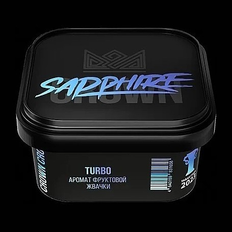 Табак Sapphire Crown - Turbo (Фруктовая Жвачка, 200 грамм) купить в Иркутске