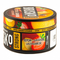 Смесь Brusko Strong - Персик с Бананом и Клубникой (250 грамм)