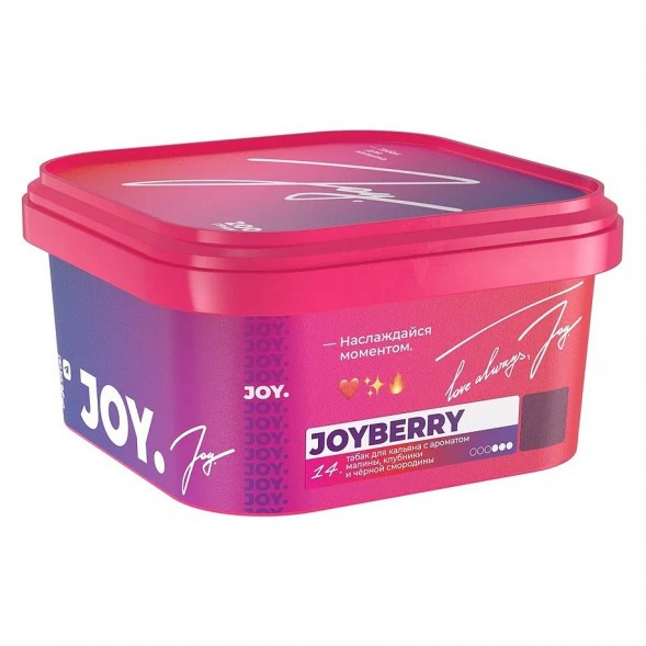 Табак Joy - Joyberry (Малина, Клубника и Чёрная Смородина, 200 грамм) купить в Иркутске
