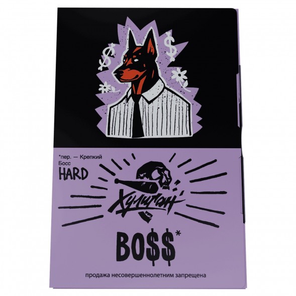 Табак Хулиган Hard - BOSS (Цветочный Виски, 25 грамм) купить в Иркутске