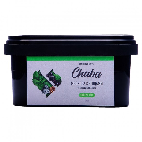 Смесь Chaba - Melissa and Berries (Мелисса с Ягодами, 200 грамм, Без никотина) купить в Иркутске