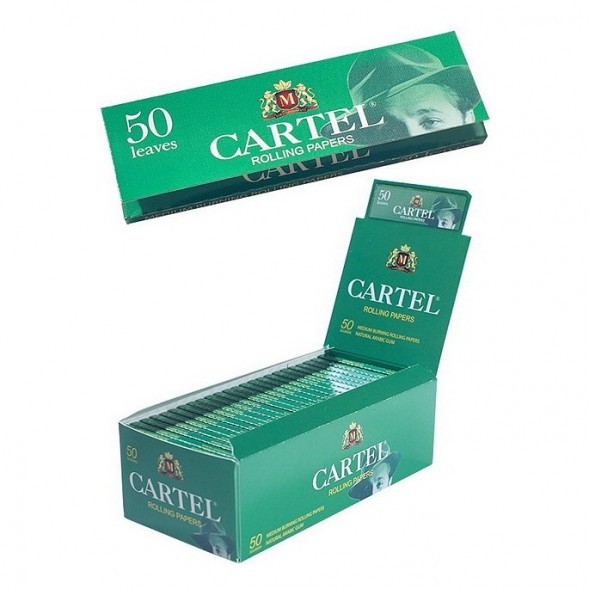 Бумага для самокруток Cartel - Green (50 штук) купить в Иркутске