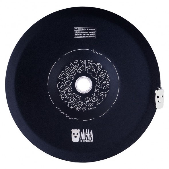 Кальян MISHA Rebel - Revolt Jet Black (Чёрный Матовый, Без Колбы) купить в Иркутске