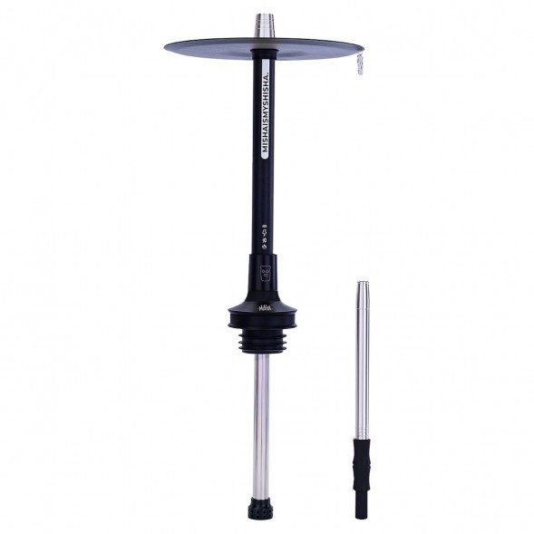 Кальян MISHA Rebel - Revolt Jet Black (Чёрный Матовый, Без Колбы) купить в Иркутске