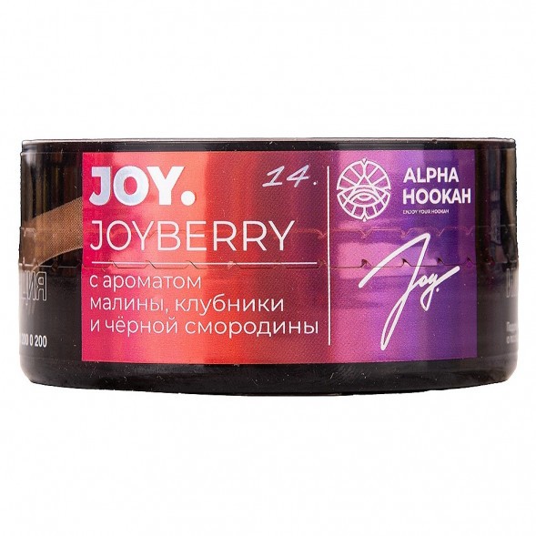Табак Joy - Joyberry (Малина, Клубника и Чёрная Смородина, 25 грамм) купить в Иркутске