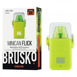 Электронная сигарета Brusko - Minican Flick (Жёлтый)