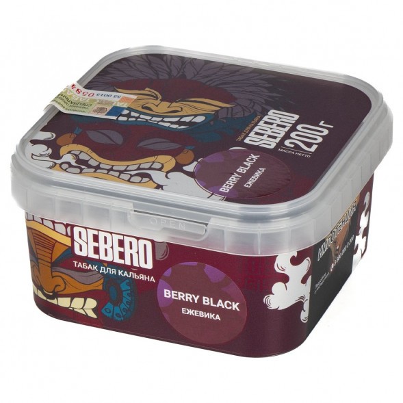 Табак Sebero - Berry Black (Ежевика, 200 грамм) купить в Иркутске