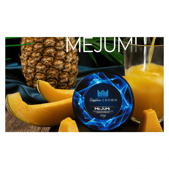 Табак Sapphire Crown - MeJuMi (Молочный Напиток с Дыней и Ананасом, 25 грамм) купить в Иркутске