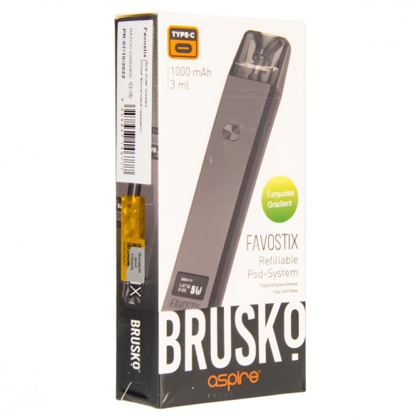 Электронная сигарета Brusko - Favostix (Бирюзовый Градиент) купить в Иркутске