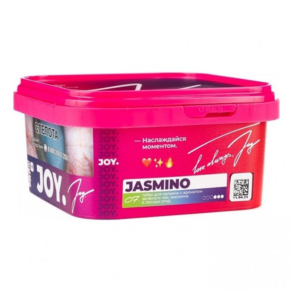 Табак Joy - Jasmino (Зелёный Чай, Жасмин и Лесные Ягоды, 200 грамм) купить в Иркутске