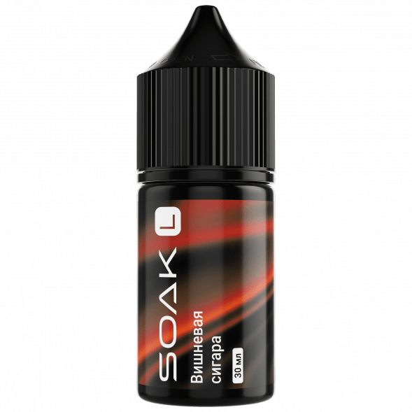 Жидкость SOAK L30 - Cherry Cigar (Вишнёвая Сигара, 30 мл, 2 мг) купить в Иркутске