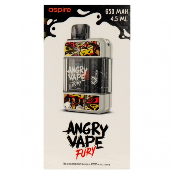 Электронная сигарета Brusko - Angry Vape Fury (650 mAh, Белый) купить в Иркутске